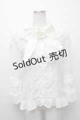Angelic Pretty / 夢みる舞踏会ブラウス  白 S-24-12-06-070-AP-BL-AS-ZS
