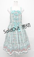 metamorphose / Retro Cherryティアードジャンパースカート  グリーン S-24-12-08-066-ME-OP-HR-ZS