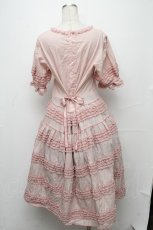 画像2: PINK HOUSE / ポリエステルシフォン使いワンピース  ピンク S-24-12-08-048-LO-OP-SZ-ZI (2)