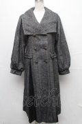 axes femme / セーラー襟クラシカルコート  グレー S-24-12-09-052-AX-CO-AS-ZT-C007