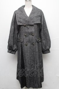axes femme / セーラー襟クラシカルコート  グレー S-24-12-09-052-AX-CO-AS-ZT-C007