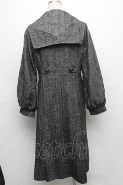 画像2: axes femme / セーラー襟クラシカルコート  グレー S-24-12-09-052-AX-CO-AS-ZT-C007