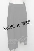 NieR Clothing / サイド編み上げサルエルパンツ  黒 S-24-12-09-084-PU-PA-HR-ZI