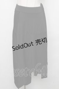 NieR Clothing / サイド編み上げサルエルパンツ  黒 S-24-12-09-084-PU-PA-HR-ZI