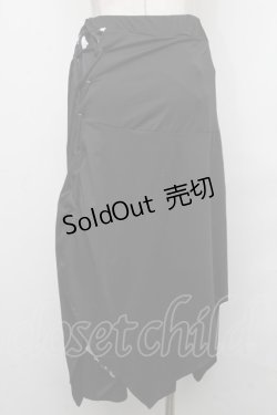 画像2: NieR Clothing / サイド編み上げサルエルパンツ  黒 S-24-12-09-084-PU-PA-HR-ZI