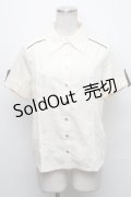 Blue rouge / 半袖ブラウス  オフ S-24-12-09-028-CA-TO-AS-ZS