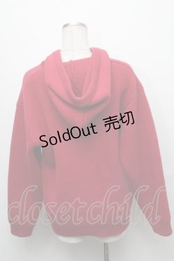 画像2: PINK HOUSE / ロゴニットパーカー  赤 S-24-12-09-047-LO-TO-AS-ZI