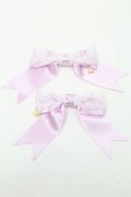 BABY,THE STARS SHINE BRIGHT / Innocent Momentリボンクリップ  ラベンダー S-24-12-12-006-BA-AC-AS-ZS