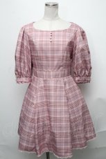 画像1: 【SALE】LODISPOT / チェックワンピース  ピンク S-24-12-13-062-EL-OP-AS-ZT418 (1)