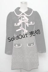 Swankiss /DC ribbon tweed　OP F ピンク S-24-12-13-078-CA-OP-SZ-ZT005