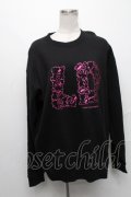 LAND by MILKBOY / LD BEAR スウェット  黒 S-24-12-13-048-MB-TO-AS-ZT343