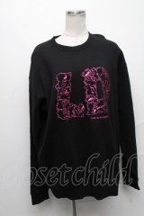 LAND by MILKBOY / LD BEAR スウェット  黒 S-24-12-13-048-MB-TO-AS-ZT343