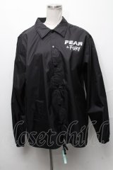MILKBOY / FEAR&FURY コーチジャケット  黒 S-24-12-13-049-MB-TO-AS-ZT190