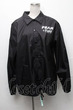 画像1: MILKBOY / FEAR&FURY コーチジャケット  黒 S-24-12-13-049-MB-TO-AS-ZT190