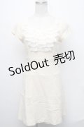 【SALE】JESUS DIAMANTE / シフォンフリルワンピース 38 オフ S-24-12-13-055-JE-OP-AS-ZT235