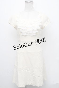 画像1: 【SALE】JESUS DIAMANTE / シフォンフリルワンピース 38 オフ S-24-12-13-055-JE-OP-AS-ZT235