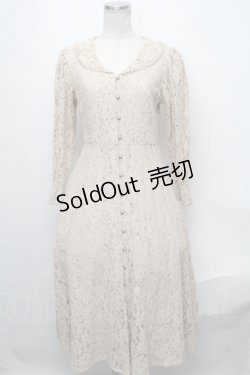 画像1: an another angelus / 総レースワンピース  オフ S-24-12-13-056-CA-OP-AS-ZT235