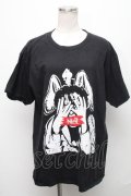 NieR Clothing / プリントカットソー  黒 S-24-12-15-052-PU-TO-AS-ZT188