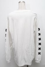 画像2: 【SALE】NieR CLOTHING / プリントトレーナー  白 S-24-12-15-064-PU-TO-HR-ZT376 (2)