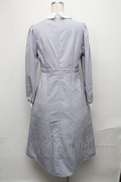 画像2: NieR Clothing / 配色切替ワンピース  サックス S-24-12-15-068-PU-OP-HR-ZT364