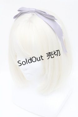 画像1: LOLITA / リボンレースカチューシャ  ラベンダー S-24-12-15-007-LO-AC-HR-ZS