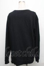 画像2: 【SALE】NieR CLOTHING / プリントトレーナー  黒 S-24-12-15-041-PU-TO-HR-ZT408 (2)