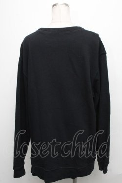 画像2: NieR Clothing / プリントトレーナー  黒 S-24-12-15-041-PU-TO-HR-ZT408