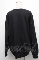 画像2: 【SALE】NieR CLOTHING / プリントトレーナー  黒 S-24-12-15-042-PU-TO-HR-ZT408 (2)