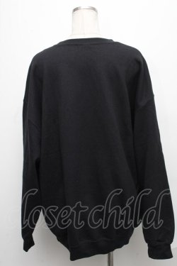画像2: NieR Clothing / プリントトレーナー  黒 S-24-12-15-042-PU-TO-HR-ZT408