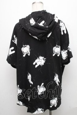 画像2: monomania / よだれベアーパーカー  黒 S-24-12-15-047-PU-TO-AS-ZS