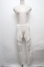 画像1: 【SALE】HYSTERIC GLAMOUR / サテン切替レギンス  白 S-24-12-17-082-PU-PA-AS-ZT175 (1)