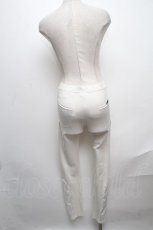 画像2: 【SALE】HYSTERIC GLAMOUR / サテン切替レギンス  白 S-24-12-17-082-PU-PA-AS-ZT175 (2)