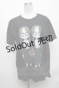 HEIHEI /  少女プリントTシャツ  黒 S-24-12-17-023-PU-TS-AS-ZI