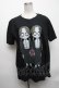 画像1: HEIHEI /  少女プリントTシャツ  黒 S-24-12-17-023-PU-TS-AS-ZI (1)