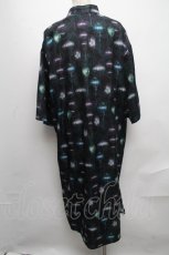 画像2: 【SALE】DXMOUVE / 花鳥提灯柄チャイナワンピース  ブルー S-24-12-17-030-PU-OP-ET-ZT407 (2)