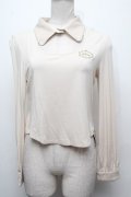 abilletage / シャツカラーカットソー  オフ S-24-12-17-041-GO-TO-AS-ZT143