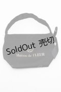 Maison de FLEUR / 10thノベルティミニトートバッグ  黒 S-24-12-23-016-LO-BG-AS-ZT433