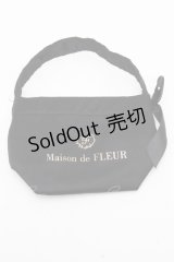 Maison de FLEUR / 10thノベルティミニトートバッグ  黒 S-24-12-23-016-LO-BG-AS-ZT433