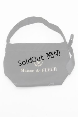 画像1: Maison de FLEUR / 10thノベルティミニトートバッグ  黒 S-24-12-23-016-LO-BG-AS-ZT433