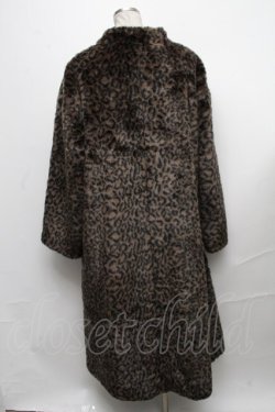 画像2: PUNK / レオパードファーコート  ブラウン S-24-12-24-038-PU-JA-AS-ZT-C008