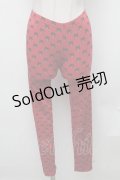 HYSTERIC GLAMOUR / ネコプリントレギンス  赤 S-24-12-27-082-PU-PA-AS-ZT189