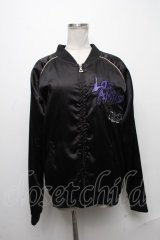 galaxxxy / 刺繍ブルゾン  黒 S-24-12-29-044-PU-JA-AS-ZT063