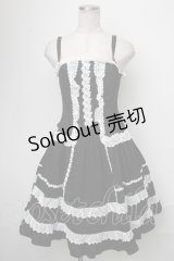 ALICE and the PIRATES / ミランダジャンパースカート  黒 S-25-01-05-061-PA-OP-HR-ZS