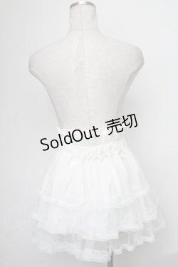 画像2: Princess Melody / チュールティアードスカート  白 S-25-01-05-071-EL-SK-AS-ZS