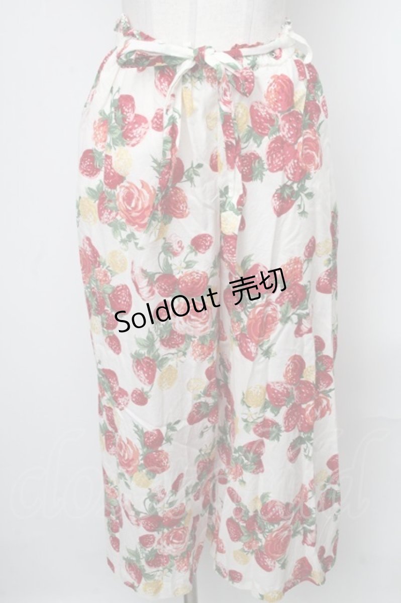 画像1: 【SALE】Jane Marple / Strawberry palaceのパンツ  オフ S-25-01-05-078-JM-PA-AS-ZT360 (1)