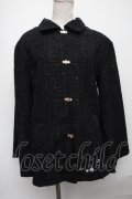 NieR Clothing / ラメツイードジャケット  黒 S-25-01-05-036-PU-JA-AS-ZT188