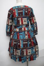 画像2: Jane Marple / British Libraryワンピース  ブルー S-25-01-05-043-JM-OP-HR-ZT362 (2)