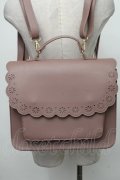 m petit by misako / スカラップ被せの3WAYバッグ  ピンク S-25-01-11-008-LO-BG-AS-ZT286
