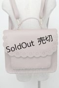 m petit by misako / スカラップ被せの3WAYバッグ  ピンク S-25-01-11-008-LO-BG-AS-ZT286