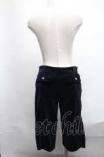 画像2: 【SALE】Jane Marple / ベロアパンツ  紺 S-25-01-11-078-JM-PA-AS-ZT348 (2)